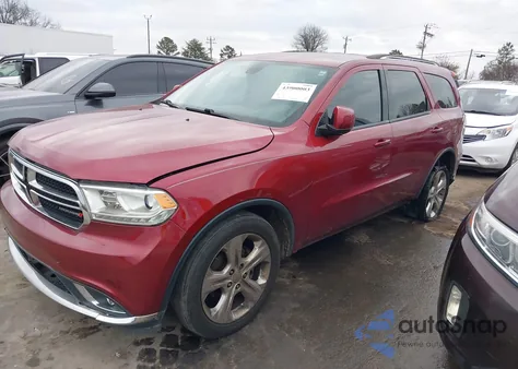 2014 Dodge Durango Limited from USA, damaged, VIN 1C4RDHDG6EC592172
